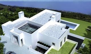 Modern new villa for sale in Marbella with unobstructed panoramic sea views 15825 