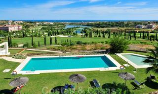 Modern luxury frontline golf apartments with stunning golf and sea views for sale in Marbella - Benahavis 23906 