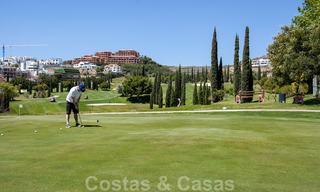 Modern luxury frontline golf apartments with stunning golf and sea views for sale in Marbella - Benahavis 23921 