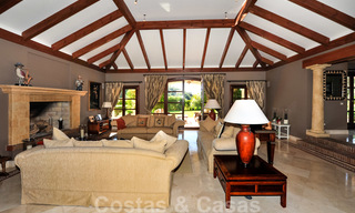 Charming luxury Andalusian style villa to buy in La Zagaleta, an exclusive golf resort in Marbella - Benahavis 20422 