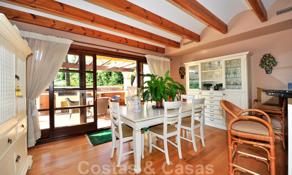 Charming luxury Andalusian style villa to buy in La Zagaleta, an exclusive golf resort in Marbella - Benahavis 20433