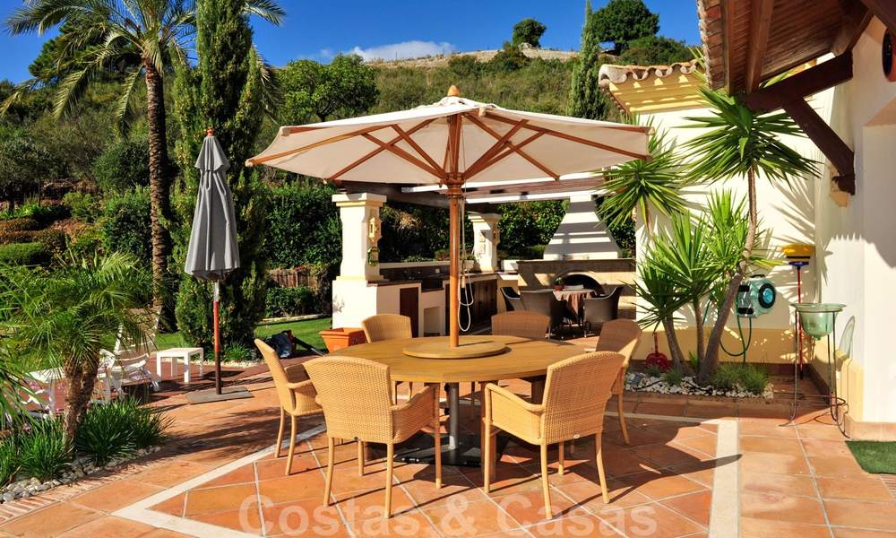 Charming luxury Andalusian style villa to buy in La Zagaleta, an exclusive golf resort in Marbella - Benahavis 20436