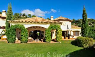 Charming luxury Andalusian style villa to buy in La Zagaleta, an exclusive golf resort in Marbella - Benahavis 20437 