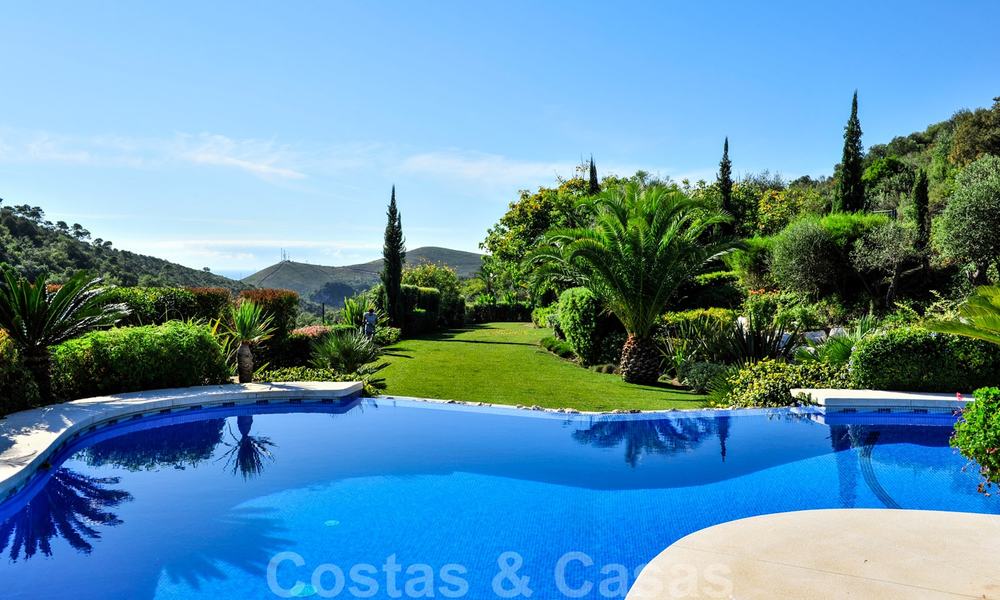 Charming luxury Andalusian style villa to buy in La Zagaleta, an exclusive golf resort in Marbella - Benahavis 20438