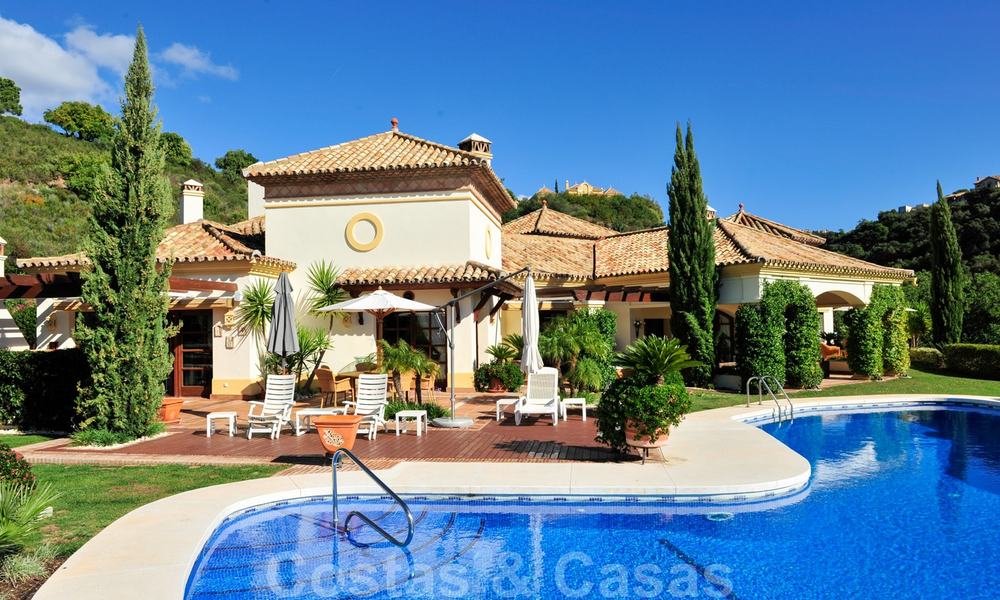 Charming luxury Andalusian style villa to buy in La Zagaleta, an exclusive golf resort in Marbella - Benahavis 20439