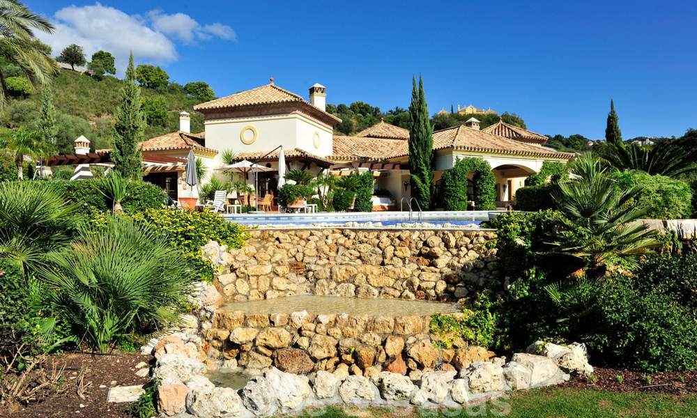 Charming luxury Andalusian style villa to buy in La Zagaleta, an exclusive golf resort in Marbella - Benahavis 20440