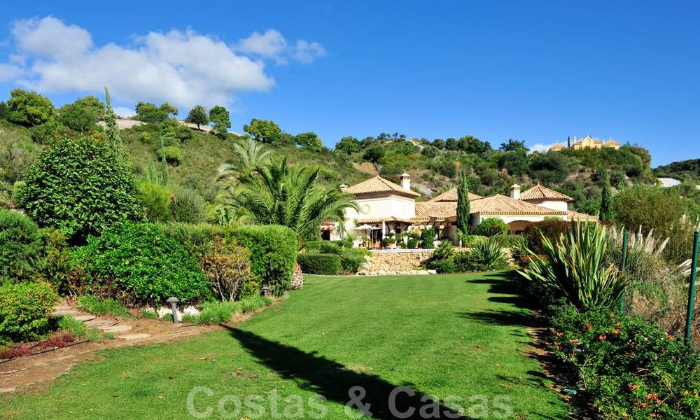 Charming luxury Andalusian style villa to buy in La Zagaleta, an exclusive golf resort in Marbella - Benahavis 20441