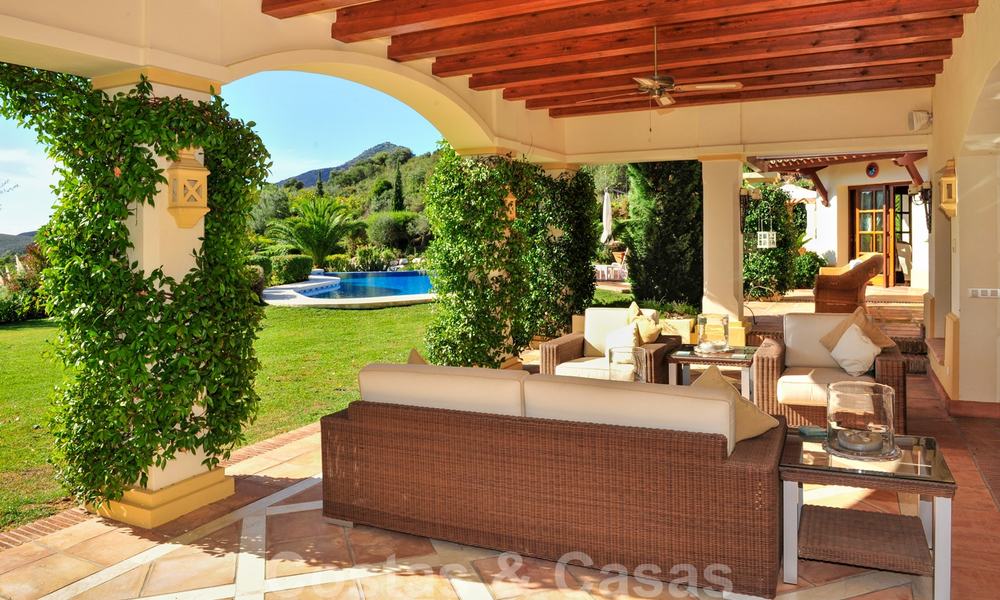 Charming luxury Andalusian style villa to buy in La Zagaleta, an exclusive golf resort in Marbella - Benahavis 20443
