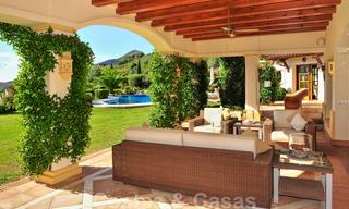 Charming luxury Andalusian style villa to buy in La Zagaleta, an exclusive golf resort in Marbella - Benahavis 20443 