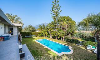 Modern luxury villa for sale in Nueva Andalucia's golf valley, walking distance to Puerto Banus, Marbella 51015 