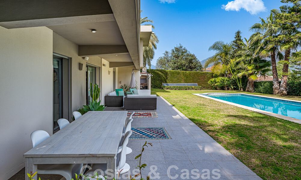 Modern luxury villa for sale in Nueva Andalucia's golf valley, walking distance to Puerto Banus, Marbella 51023