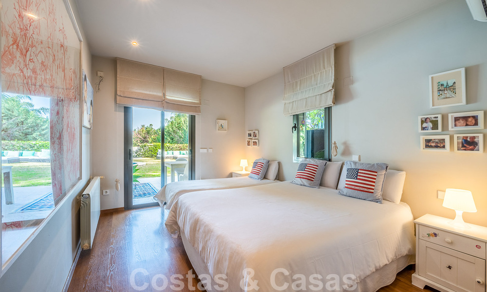 Modern luxury villa for sale in Nueva Andalucia's golf valley, walking distance to Puerto Banus, Marbella 51031