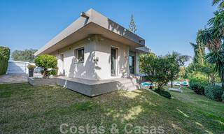 Modern luxury villa for sale in Nueva Andalucia's golf valley, walking distance to Puerto Banus, Marbella 51047 