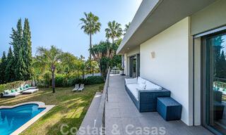 Modern luxury villa for sale in Nueva Andalucia's golf valley, walking distance to Puerto Banus, Marbella 51052 