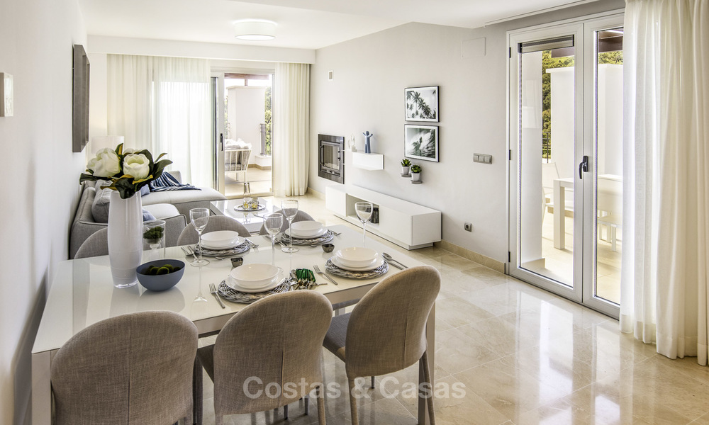 New apartments to buy in East Marbella. Lots of facilities in the urbanization. 17833