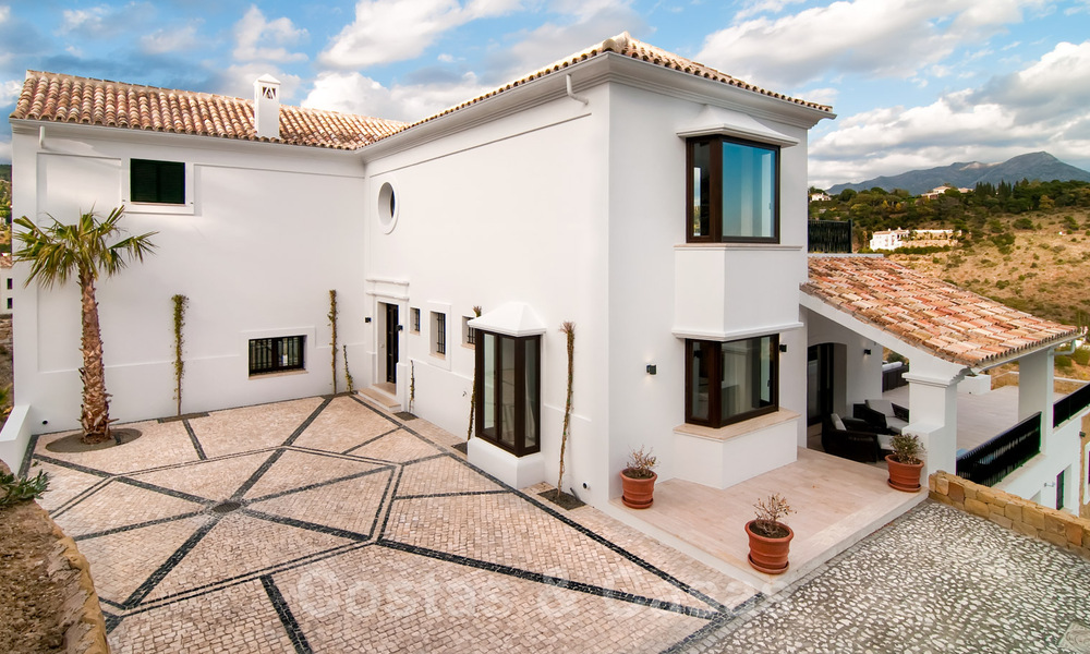 Luxury modern-Andalusian styled villa to buy in gated and secure community in Marbella - Benahavis 29482
