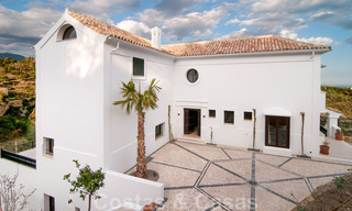 Luxury modern-Andalusian styled villa to buy in gated and secure community in Marbella - Benahavis 29484 