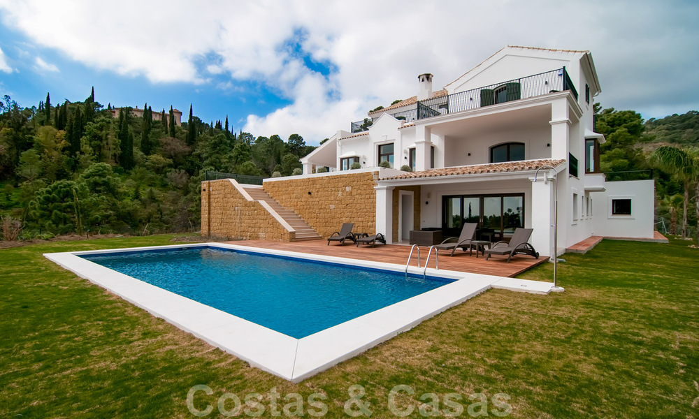 Luxury modern-Andalusian styled villa to buy in gated and secure community in Marbella - Benahavis 29527