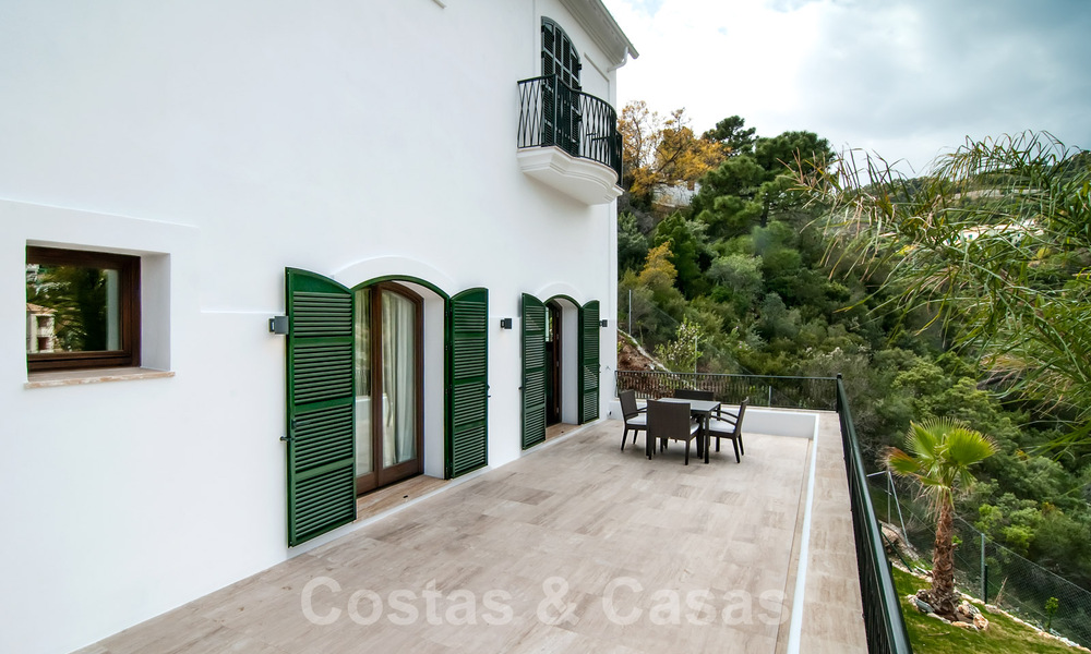 Luxury modern-Andalusian styled villa to buy in gated and secure community in Marbella - Benahavis 29543