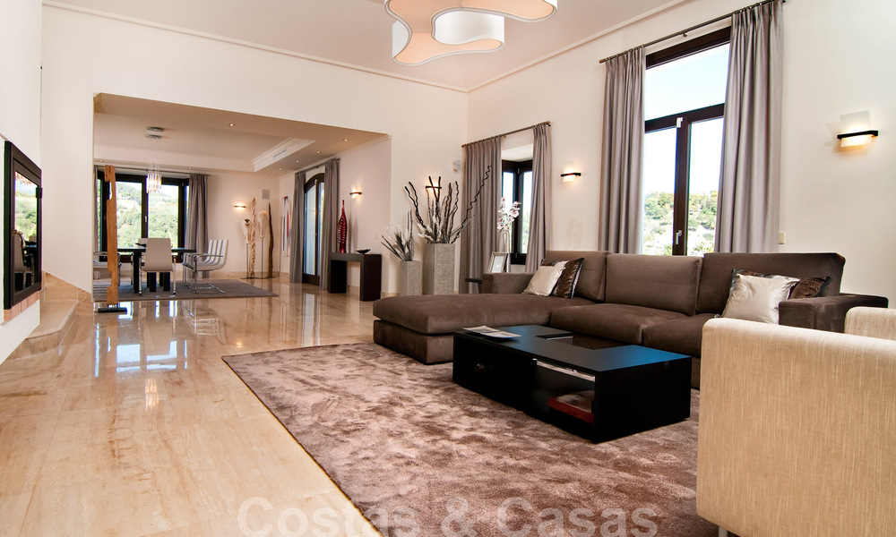 Luxury modern-Andalusian styled villa to buy in gated and secure community in Marbella - Benahavis 29563