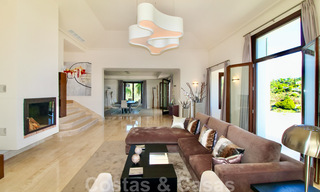Luxury modern-Andalusian styled villa to buy in gated and secure community in Marbella - Benahavis 31584 