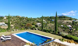 Luxury modern-Andalusian styled villa to buy in gated and secure community in Marbella - Benahavis 31588 