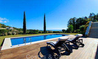 Luxury modern-Andalusian styled villa to buy in gated and secure community in Marbella - Benahavis 31591 