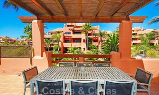 Luxury first line beach penthouse apartment for sale on the New Golden Mile, between Puerto Banus and Estepona centre 23212 