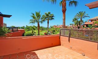Luxury first line beach penthouse apartment for sale on the New Golden Mile, between Puerto Banus and Estepona centre 23213 