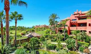 Luxury first line beach penthouse apartment for sale on the New Golden Mile, between Puerto Banus and Estepona centre 23215 