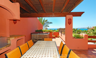 Luxury first line beach penthouse apartment for sale on the New Golden Mile, between Puerto Banus and Estepona centre 23220 