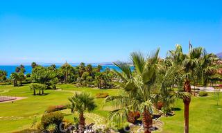 Luxury first line beach penthouse apartment for sale on the New Golden Mile, between Puerto Banus and Estepona centre 23223 
