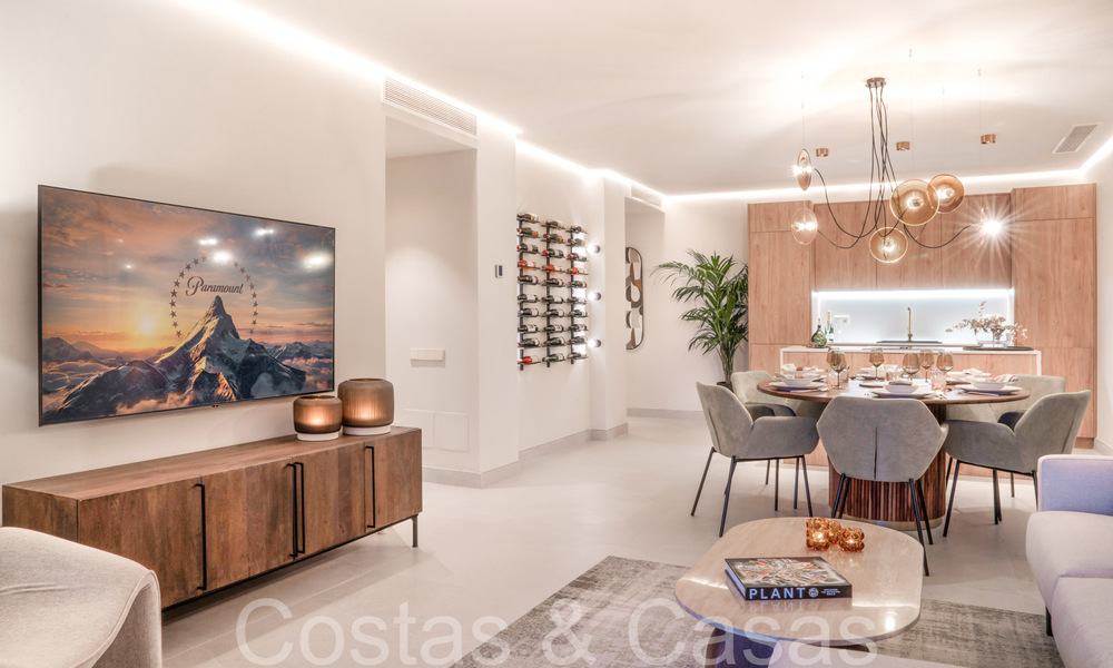 Luxury first line beach apartments for sale on the New Golden Mile, between Marbella and Estepona centre 795429