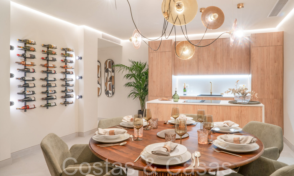 Luxury first line beach apartments for sale on the New Golden Mile, between Marbella and Estepona centre 795431