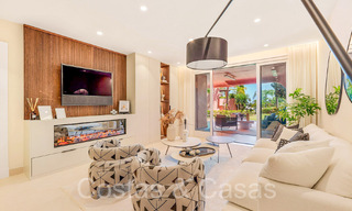 Luxury first line beach apartments for sale on the New Golden Mile, between Marbella and Estepona centre 795434 