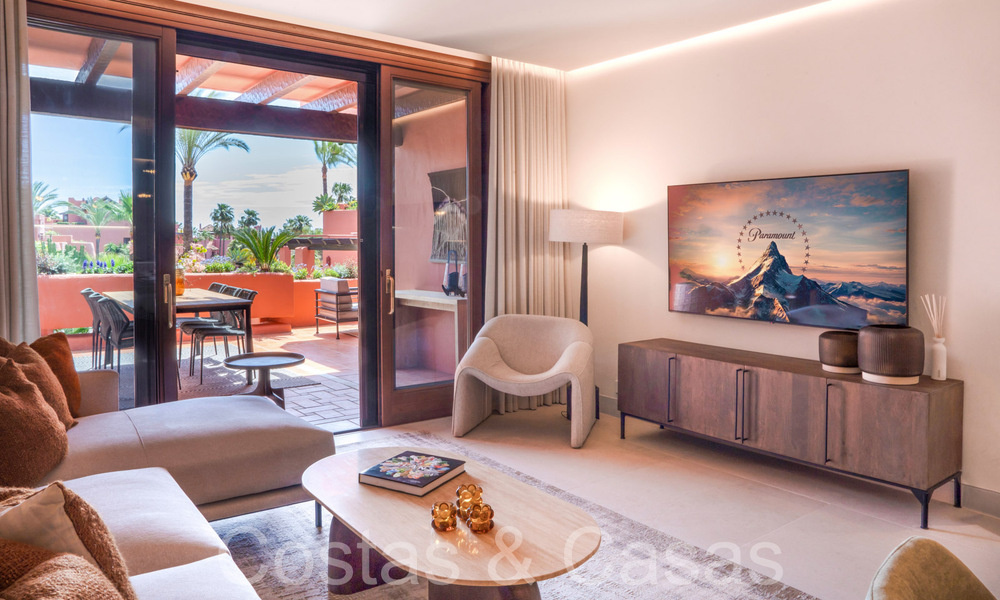 Luxury first line beach apartments for sale on the New Golden Mile, between Marbella and Estepona centre 795436