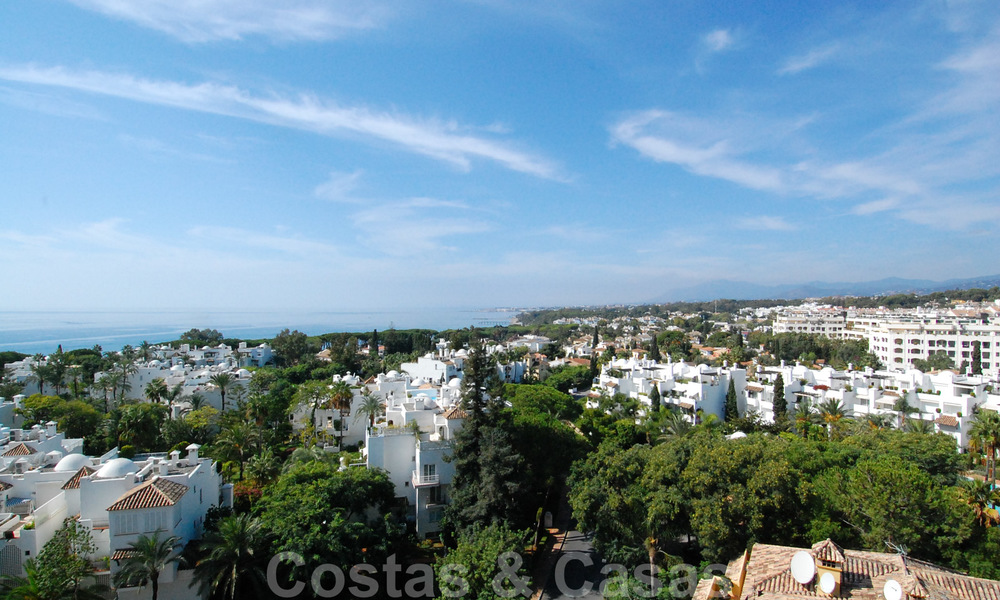 Unique luxury contemporary penthouse apartment for sale in Marbella on the Golden Mile near central Marbella 22397