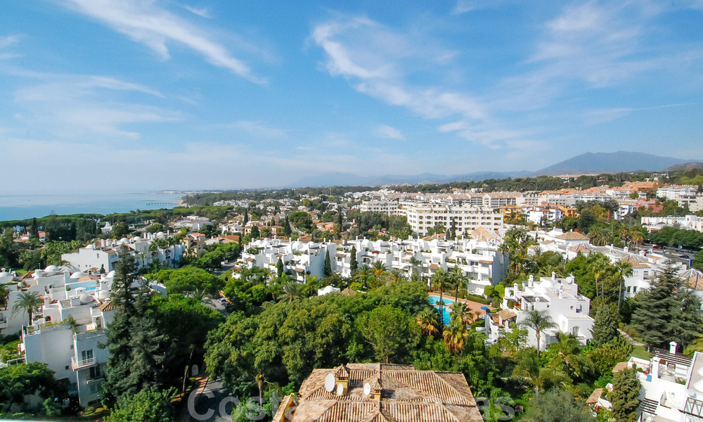 Unique luxury contemporary penthouse apartment for sale in Marbella on the Golden Mile near central Marbella 22403