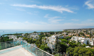Unique luxury contemporary penthouse apartment for sale in Marbella on the Golden Mile near central Marbella 22404 