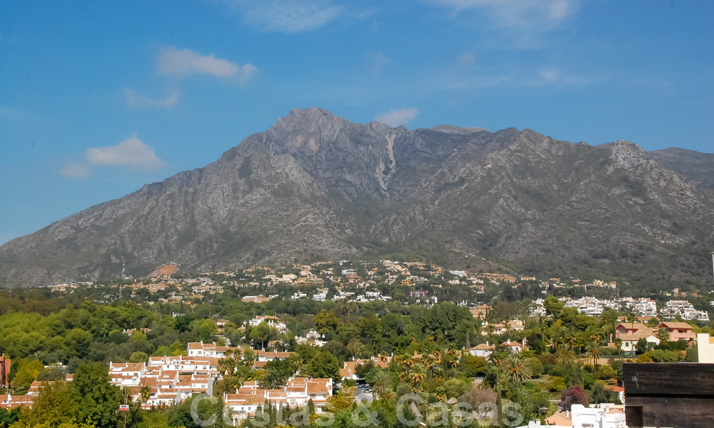 Unique luxury contemporary penthouse apartment for sale in Marbella on the Golden Mile near central Marbella 22406