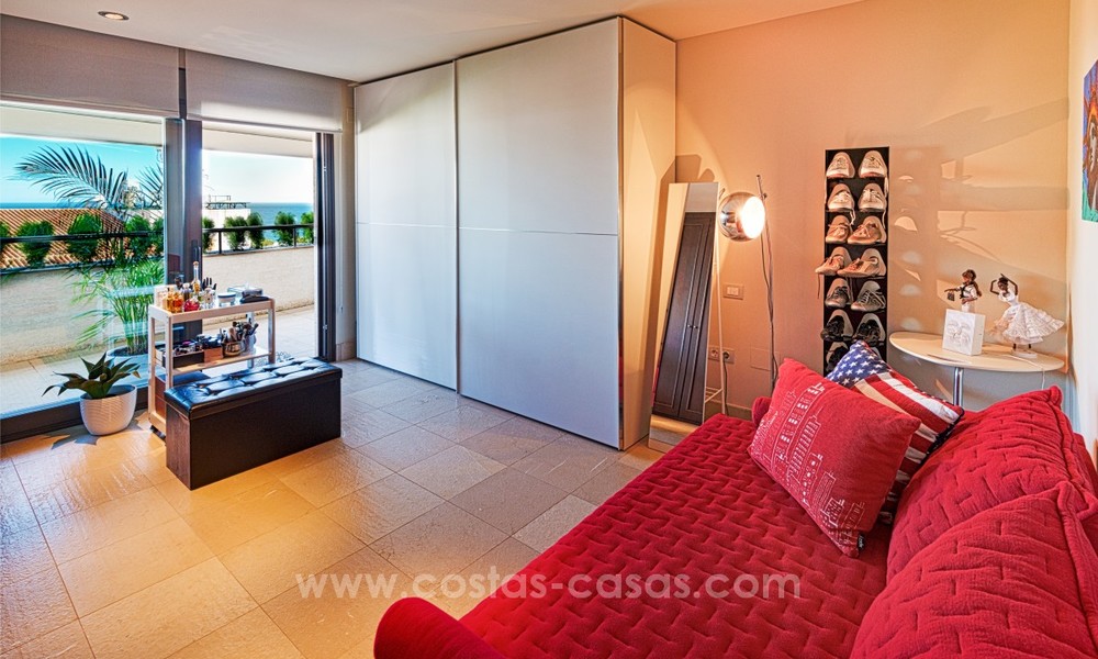 Unique luxury contemporary penthouse apartment for sale in Marbella on the Golden Mile near central Marbella 22424