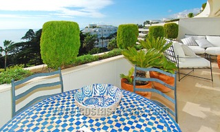 Luxury penthouse apartment for sale, beachfront complex, New Golden Mile, Marbella - Estepona 13136 