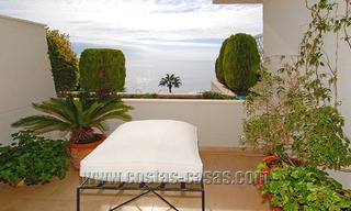 Luxury penthouse apartment for sale, beachfront complex, New Golden Mile, Marbella - Estepona 13140 
