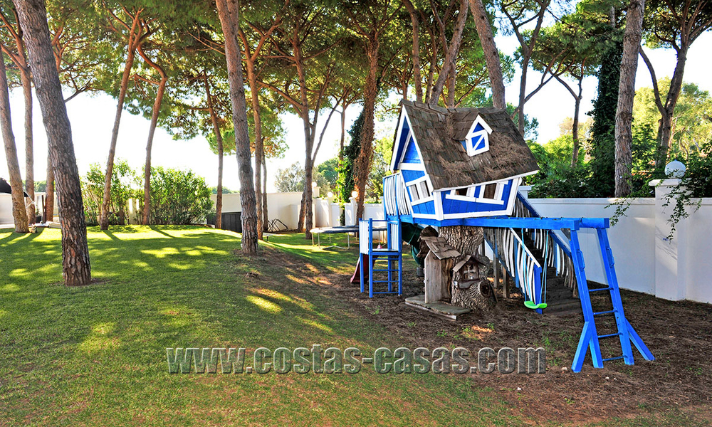 Modern contemporary style First line beach luxury villa for sale in Marbella 5419