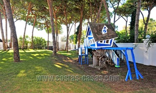 Modern contemporary style First line beach luxury villa for sale in Marbella 5419 