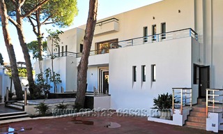 Modern contemporary style First line beach luxury villa for sale in Marbella 5425 