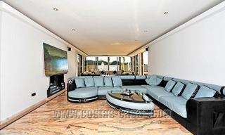 Modern contemporary style First line beach luxury villa for sale in Marbella 5429 