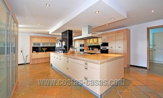 Modern contemporary style First line beach luxury villa for sale in Marbella 5432 