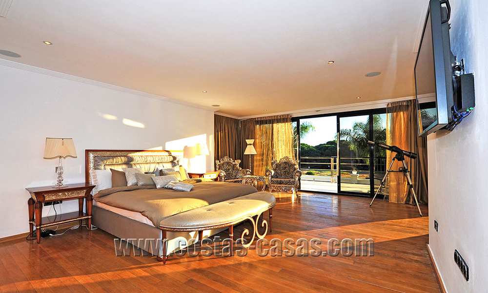 Modern contemporary style First line beach luxury villa for sale in Marbella 5436