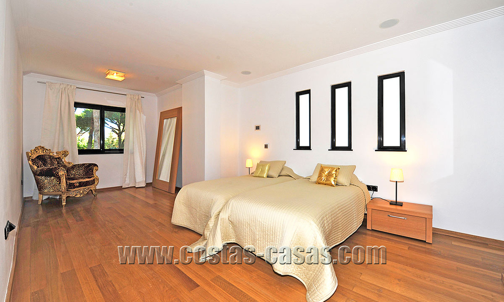 Modern contemporary style First line beach luxury villa for sale in Marbella 5440